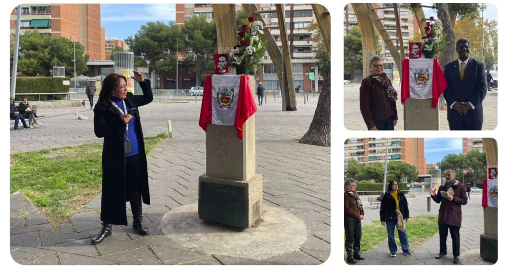 Ofrenda floral a César Vallejo